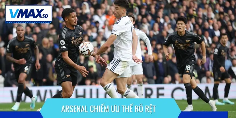 Arsenal vs Leeds lợi thế