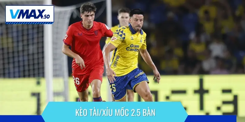 Kèo Tài Xỉu trận Las Palmas vs Sevilla đặt mốc 2.5 bàn chuẩn bị đấu